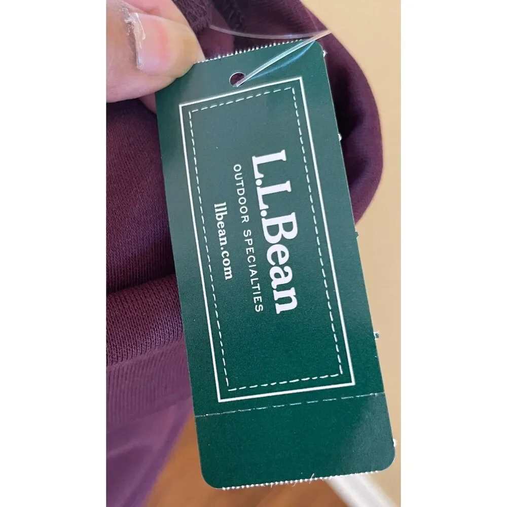 L.L.Bean Pima Cotton Turtleneck Top NWT | Plum Berry Long Sleeve | Small - Picture 6 of 6